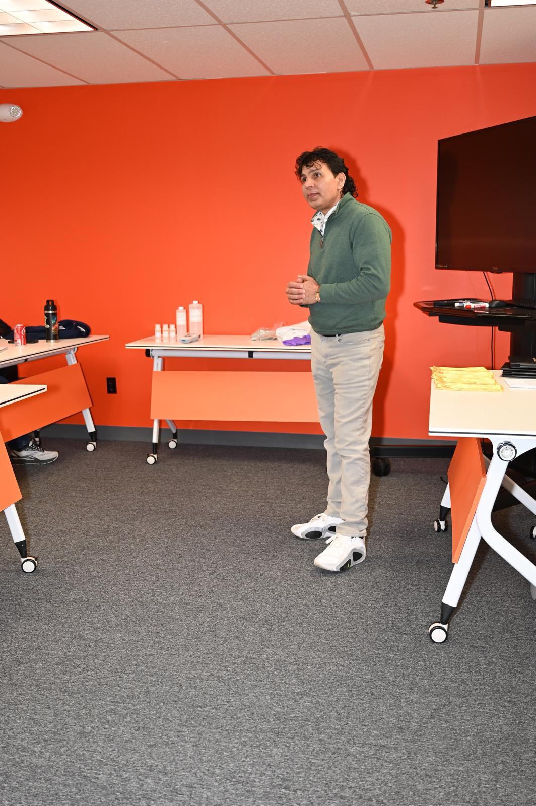 Hands-on biotech training lab equipment used in Free Education Staffing programs